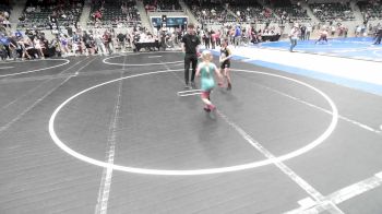 62 lbs Quarterfinal - Brinley Leyba, Team Tulsa Wrestling Club vs Bryar Burch, Dark Cloud Wrestling Club