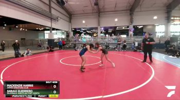 119 lbs 2nd Place Match - Sarahi Guerrero, Silverback Wrestling Fort Worth vs MacKenzie Harris, Amped Wrestling Club