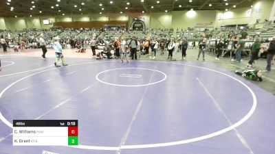 46 lbs Consolation - Carson Williams, Punisher Wrestling vs Korban Grant, Athlos Wrestling