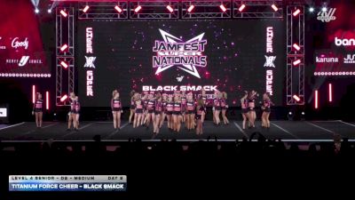 Titanium Force Cheer - Black Smack [2026 L4 Senior - D2 - Medium DAY 2] 2026 JAMfest Cheer Super Nationals
