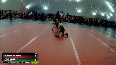 80 lbs Round 1 (3 Team) - Cole Maver, Buxton vs Howard Jackson, CP Wrestling