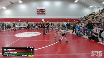 86-96 lbs Round 3 - Jace Lambert, PVBC Warriors vs Wyatt Fritzler, Greeley Metro