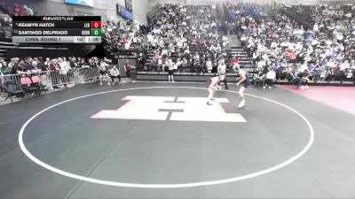 6A 157 lbs Cons. Round 1 - Santiago Delprado, Herriman vs Keamyn Hatch, Lehi
