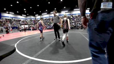 85 lbs 3rd Place - Alexander Cline, Comanche Takedown Club vs Joel Ramirez, Hennessey Takedown Club