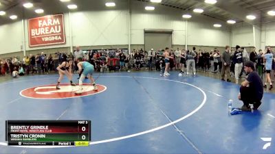 97 lbs Cons. Round 2 - Tristyn Cronin, Virginia Ramblers vs Brently Grindle, Front Royal Wrestling Club