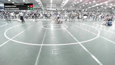 160 lbs Round Of 32 - Kamden Stout, OH vs Jacob Pomraning, PA