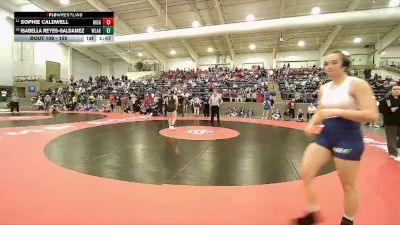 155 lbs Champ. Round 1 - Sophie Caldwell, Ridgeline vs Isabella Reyes-Galdamez, Westlake