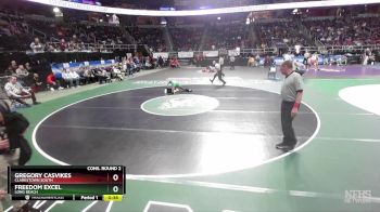 I-138 lbs Cons. Round 2 - Gregory Casvikes, Clarkstown South vs Freedom Excel, Long Beach