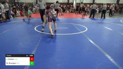 130 lbs Final - Jocelyn Danbe, RedNose vs Molly Brangan, Misfits