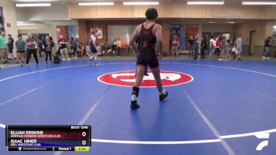 160 lbs Cons. Round 4 - Elijah Erskine, Heritage Pioneers Wrestling Club vs Isaac Hiner, Reel Wrestling Club