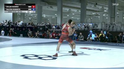 60 kg Quarters - Dylan Koontz, Titan Mercury Wrestling Club (TMWC) vs Dalton Roberts, Army (WCAP)