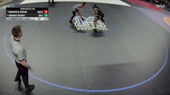 Champ. Round 1 - Makayla Dixon, Ralston Girls vs Geniah Story, Lincoln Northeast Girls