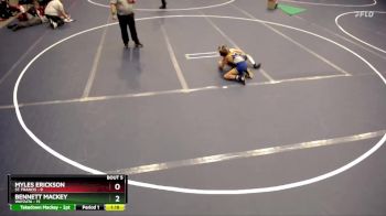 68 lbs Round 3 (4 Team) - Bennett Mackey, Wayzata vs Myles Erickson, St. Francis