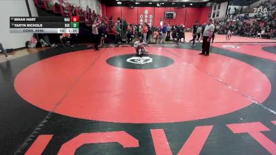 157 lbs Cons. Semi - Brian Hart, WAUCONDA vs Taryn Nichols, Columbia (HICKMAN) (MO)