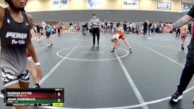 80 lbs Round 3 - Adam Hagenbuch, POWA vs Gunnar Flythe, Capital City WC