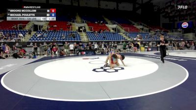 138 lbs Cons. Rd Of 32 - Brooks McCollom, OK vs Michael Poulette, MO