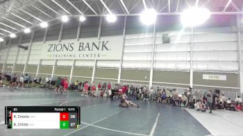 85 lbs Round 3 (4 Team) - Rowan Cresto, Devils Wrestling Club vs Brielle Childs, Champions Blue