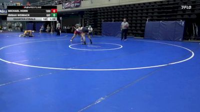 145 lbs Quarterfinal - Michael Horn, Turnersville vs Isisah Womack, Gaithersburg