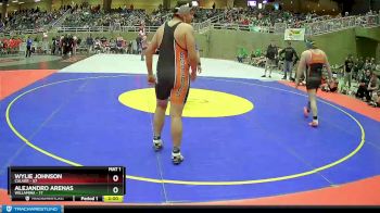 287 lbs Semis & 1st Wrestleback (8 Team) - Wylie Johnson, Culver vs Alejandro Arenas, Willamina