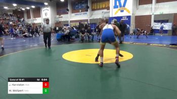 182 lbs Consolation - Jasen Harviston, Fountain Valley vs Worth Wollpert, Tesoro