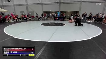 110 lbs Placement Matches (8 Team) - Elizabeth Valenzuela Smith, Arizona vs Gable Hemann, Iowa