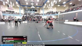 160 lbs Cons. Round 3 - Dillon Gneiting, South Fremont vs Jaydin Chacon, Minico