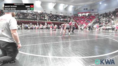 97 lbs Rr Rnd 4 - Macey Glover, Skiatook Youth Wrestling vs Raylin Reyes, Sperry Wrestling Club