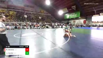 3A 160 lbs Quarterfinal - Lance Hunter, Snake River vs Maddox Stevens, Weiser