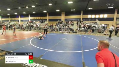 78 lbs Consi Of 8 #2 - Samuel Svitana, Truckee WC vs Michael Dillon, Red Wave WC