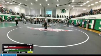 126 lbs Quarterfinal - Garrett Madole, Pinedale vs Vinny Timmons, Powell