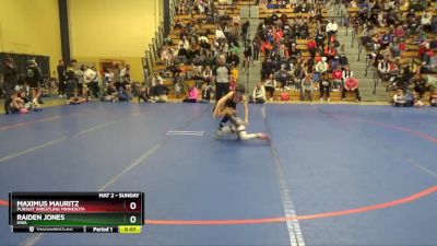 60 lbs Champ. Round 1 - Raiden Jones, HWA vs Maximus Mauritz, Pursuit Wrestling Minnesota