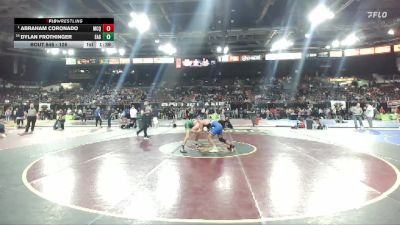 126 lbs Champ. Round 3 - Abraham Coronado, McQueen Nevada vs Dylan Frothinger, Eagle