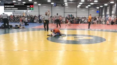96 lbs Round 5 (3pm Friday) - Landon Hansen, SELECT, UT vs Ryder Hart, Terps Xpress