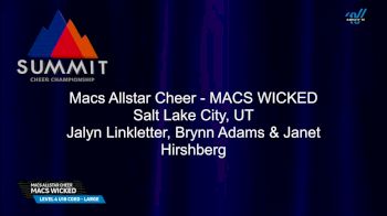 Mac's Allstar Cheer - Wicked [2025 L4 U18 Coed - Large Finals] 2025 The Summit