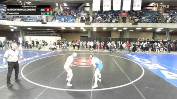 140 lbs Champ. Round 3 - Ava Kok, Woodstock (H.S.) vs Madelynn McClements, Homewood-Flossmoor