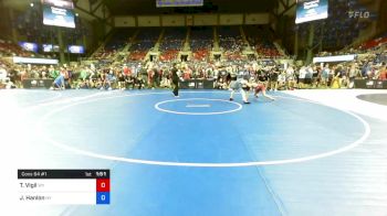 132 lbs Cons 64 #1 - Tripp Vigil, Wyoming vs Jacob Hanlon, New York