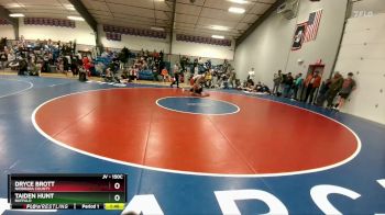 150C Quarterfinal - Dryce Brott, Niobrara County vs Taiden Hunt, Buffalo