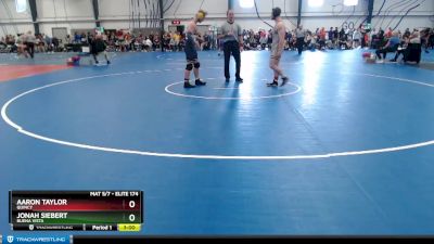 Elite 174 lbs Cons. Round 1 - Jonah Siebert, Buena Vista vs Aaron Taylor, Quincy