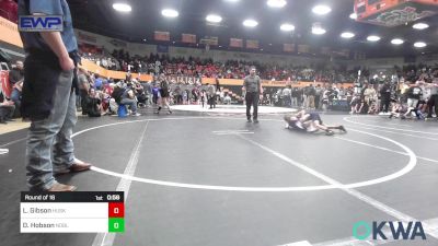 61 lbs Round Of 16 - Liam Gibson, Husky Wrestling Club vs Dakota Hobson, Noble Takedown Club