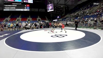 138 lbs Quarters - Maximus Brady, IA vs Elijah Cortez, CA