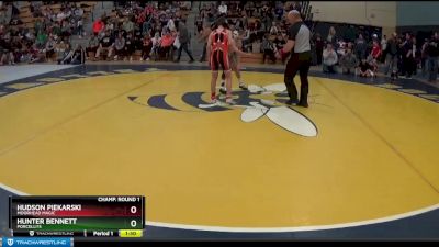 102 lbs Champ. Round 2 - Hudson Piekarski, Moorhead Magic vs Hunter Bennett, Porcelli?s