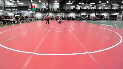 126 lbs Consi Of 16 #2 - Kelvin Jimenez, Sleepy Hollow vs Jaden Baron, Ward Melville