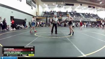 152 lbs Quarterfinal - Griffin Van Tichelt, Bulldog Premier Wrestling Club vs David Egan, Indiana Prime Wrestling Academy