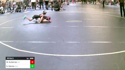 50 lbs Rr Rnd 3 - Mila Gutierrez, Top Rank HAC vs Selah Garcia, Rough House WC