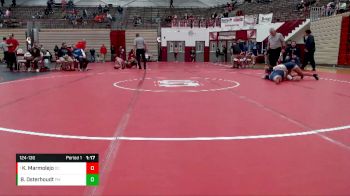 124-136 lbs Round 3 - Karla Marmolejo, Decatur Central vs Bella Osterhoudt, Perry Meridian