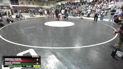 92 lbs Semifinal - Jeremiah Duran, So Cal Hammers Wrestling vs Travis Stewart, Poway Elite