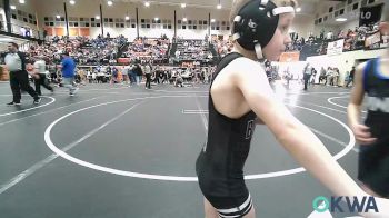 55 lbs Round Of 16 - Grady Brown, Vinita Kids Wrestling vs Theo Burleson, Wyandotte Youth Wrestling