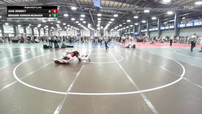 195 lbs Round Of 64 - Jake Zemsky, NJ vs Benjamin Johnson-McMahon, RI