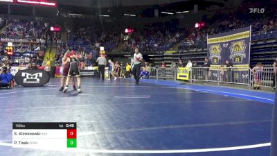 110 lbs Quarterfinal - Sean Klimkowski, Indiana vs Patrick Tisak, Cornell