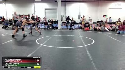 130 lbs Round 5 (8 Team) - Chance Duffy, Mat Warriors vs Mason Johnson, Mayfield Mat Academy